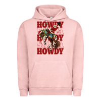 Pigment Salmon howdy santa cowboy christmas Urban Hoodie - MaliasSmallBusiness