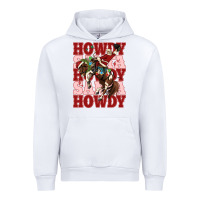 White howdy santa cowboy christmas Urban Hoodie - MaliasSmallBusiness