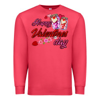 Cardinal happy valentines day Premium Sweatshirt - AdoDesignShop