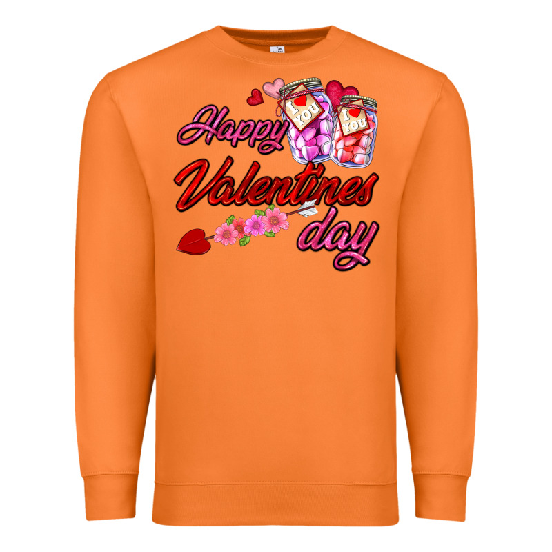 Happy Valentines Day Premium Sweatshirt by AdoDesignShop | Teevron