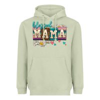 Matcha daisy blessed mama Heavyweight Hoodie - AdoDesignShop