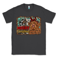 Smoke merry christmas highland cow Classic Tee - RanaPortraitStore