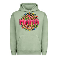 Pigment Oil Green mama christmas lights Urban Hoodie - MaliasSmallBusiness