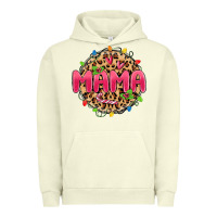 Pigment Pistachio mama christmas lights Urban Hoodie - MaliasSmallBusiness