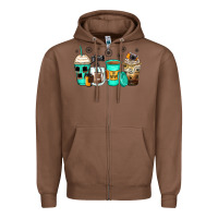 Chestnut photography coffee cups Zipper Hoodie - Zillion Design Studio
