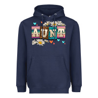 Navy daisy aunt Heavyweight Hoodie - AdoDesignShop
