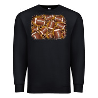 Black american football background Premium Sweatshirt - JahusDesignShop