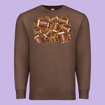 American Football Background Premium Sweatshirt Designed By Jahusdesignshop