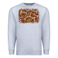 Heather Grey american football background Premium Sweatshirt - JahusDesignShop