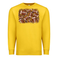 Lemon american football background Premium Sweatshirt - JahusDesignShop
