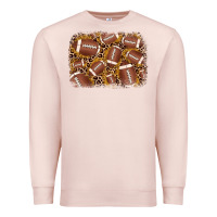 Pale Pink american football background Premium Sweatshirt - JahusDesignShop