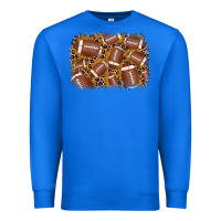 True Royal american football background Premium Sweatshirt - JahusDesignShop