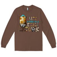 Chestnut life is better in a small town Long Sleeve Tee - Zillion Design Studio