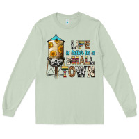 Matcha life is better in a small town Long Sleeve Tee - Zillion Design Studio