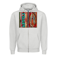 Dove Grey abuela serape leopard tumbler 3 Zipper Hoodie - CTS Tumbler Store