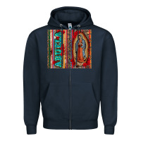 Navy abuela serape leopard tumbler 3 Zipper Hoodie - CTS Tumbler Store