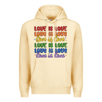 Pina Colada love is love lgbtq Premium Hoodie - MaliasSmallBusiness