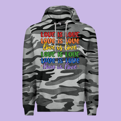 Love Is Love Lgbtq Premium Hoodie Designed By Maliassmallbusiness