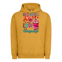 Pigment Peanut Butter iced coffee is my love language Urban Hoodie - NancyCooperArtShop