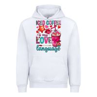 White iced coffee is my love language Urban Hoodie - NancyCooperArtShop