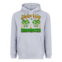 Heather Grey shake your shamrocks Heavyweight Hoodie - Artiststas