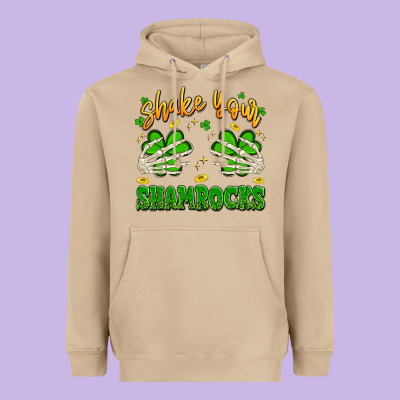 Shake Your Shamrocks Heavyweight Hoodie Designed By Artiststas