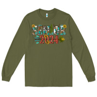 Army Green senior 2024 Long Sleeve Tee - texasbilliewilder