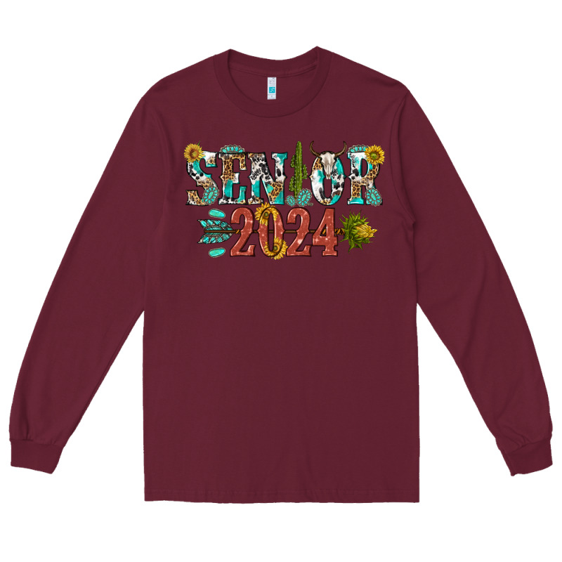 Senior 2024 Long Sleeve Tee by texasbilliewilder | Teevron