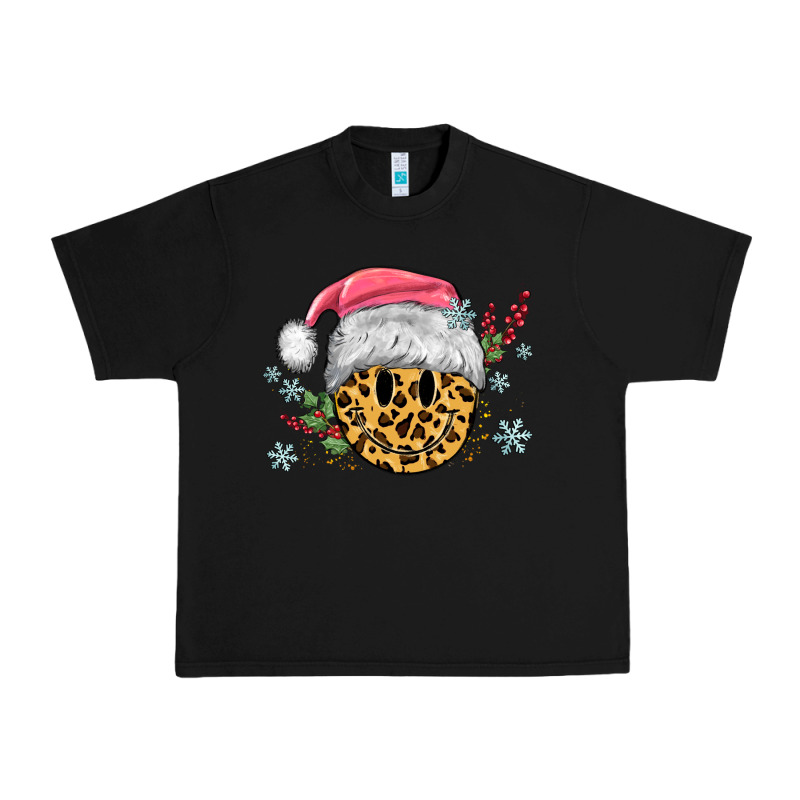 Leopard Smiley Face Urban Heavy Tee by MaliasSmallBusiness | Teevron