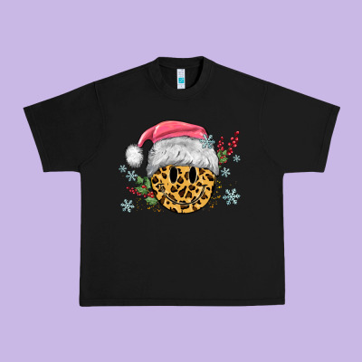 Urban Heavy Tee leopard smiley face