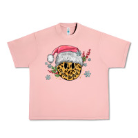 Salmon leopard smiley face Urban Heavy Tee - MaliasSmallBusiness