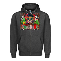 Charcoal Heather chingona tumbler 3 Zipper Hoodie - CTS Tumbler Store