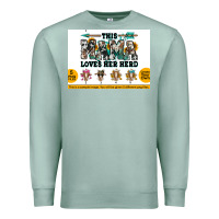 Seafoam This mama  loves her herd goats Premium Sweatshirt - Jasminsmagicworld