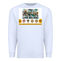 White This mama  loves her herd goats Premium Sweatshirt - Jasminsmagicworld