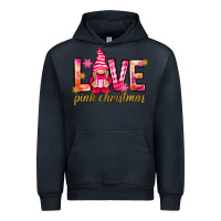 Navy love pink christmas gnome Urban Hoodie - NancyCooperArtShop
