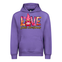Tulip love pink christmas gnome Urban Hoodie - NancyCooperArtShop
