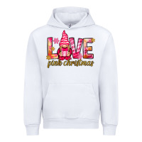 White love pink christmas gnome Urban Hoodie - NancyCooperArtShop