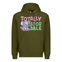 Army Green totally adorable Premium Hoodie - MaliasSmallBusiness