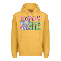 Mustard totally adorable Premium Hoodie - MaliasSmallBusiness