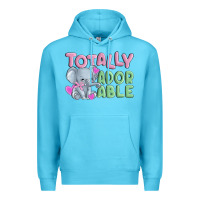 Ocean Blue totally adorable Premium Hoodie - MaliasSmallBusiness
