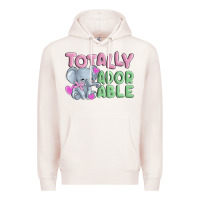 Pale Pink totally adorable Premium Hoodie - MaliasSmallBusiness