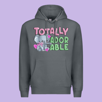 Totally Adorable Premium Hoodie Designed By Maliassmallbusiness