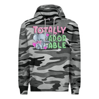 Slate Camo totally adorable Premium Hoodie - MaliasSmallBusiness