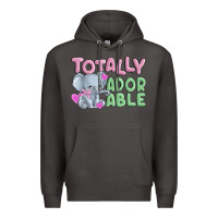 Smoke totally adorable Premium Hoodie - MaliasSmallBusiness