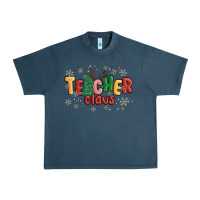 Midnight Navy teacher claus Urban Heavy Tee - MaliasSmallBusiness