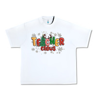 White teacher claus Urban Heavy Tee - MaliasSmallBusiness