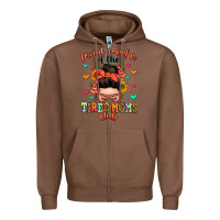 Chestnut proud member of the tired moms club Zipper Hoodie - Zillion Design Studio