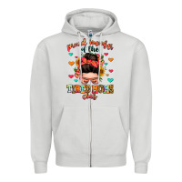 Dove Grey proud member of the tired moms club Zipper Hoodie - Zillion Design Studio