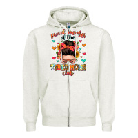 Oatmeal Heather proud member of the tired moms club Zipper Hoodie - Zillion Design Studio