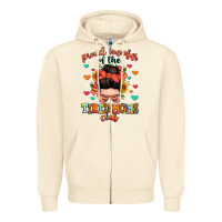 Sandshell proud member of the tired moms club Zipper Hoodie - Zillion Design Studio